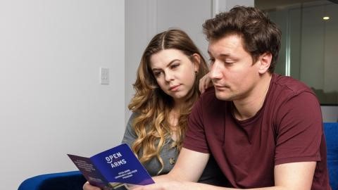 reading brochure