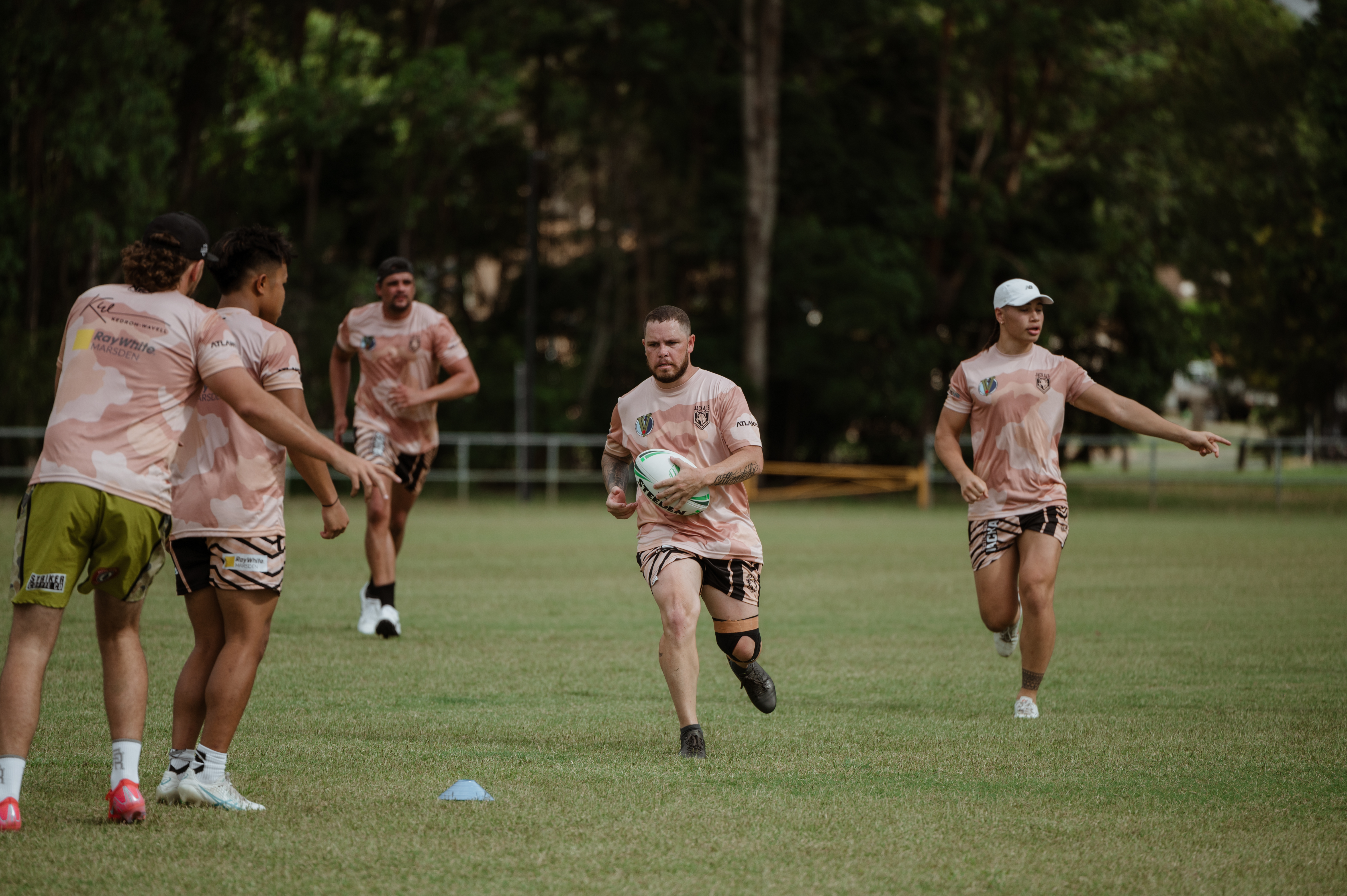 Veterans playing Rugby League