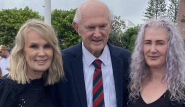 Brian and his daughters