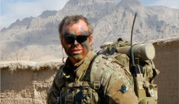 Dr Kieran McCarthy on deployment 