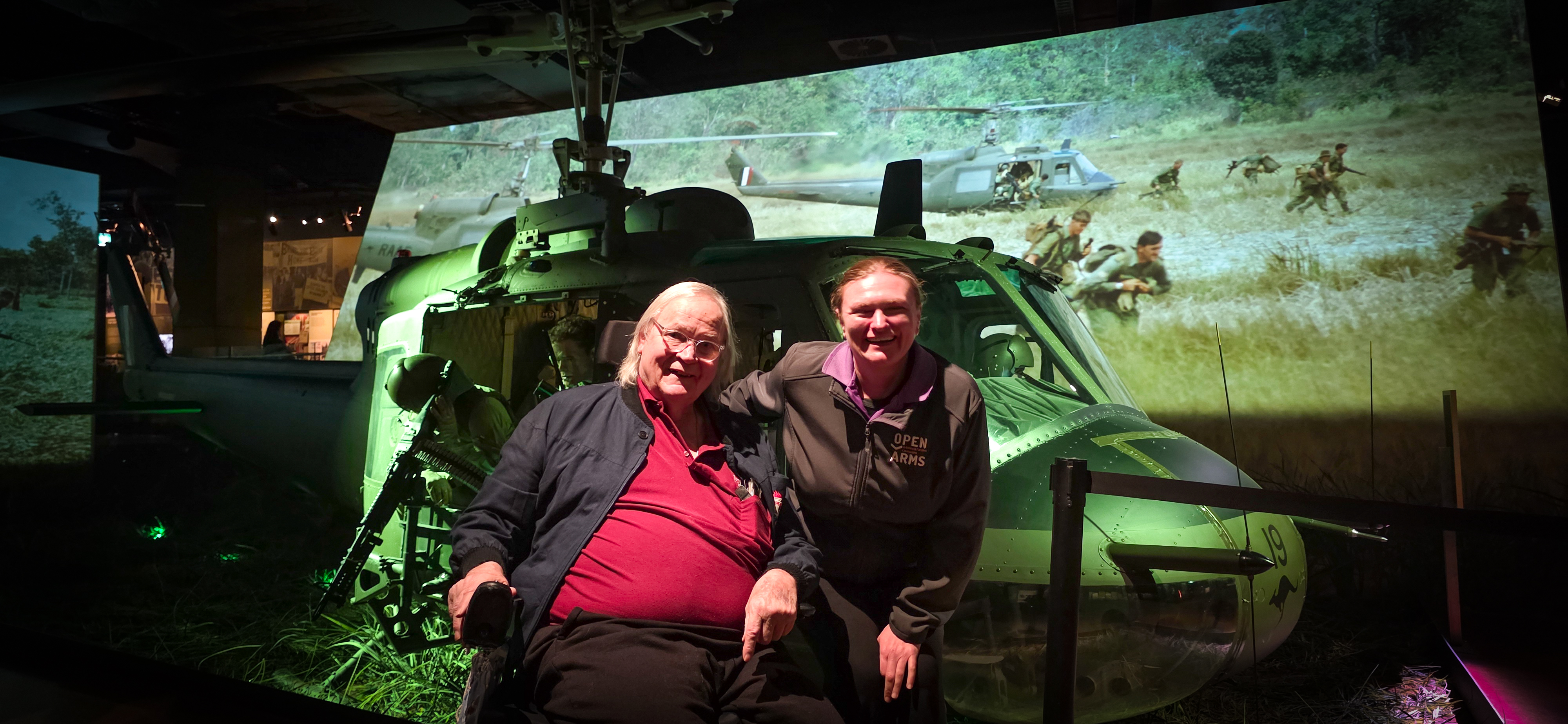Steve & Lillie at the Australian War Memorial