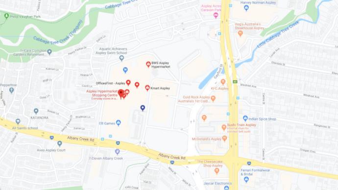 Aspley map