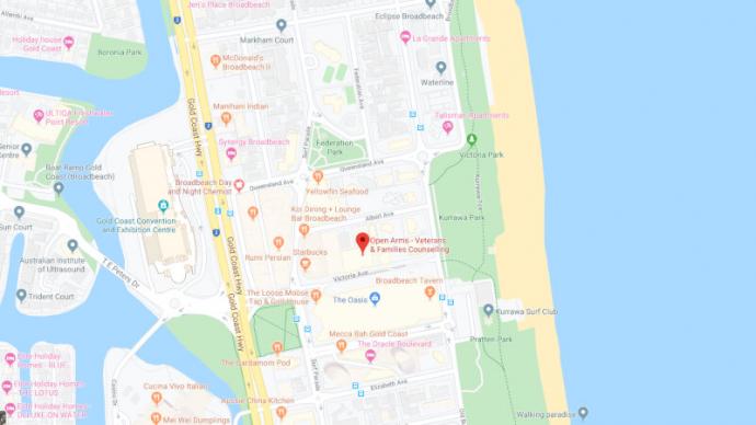 Broad beach goldcoast map