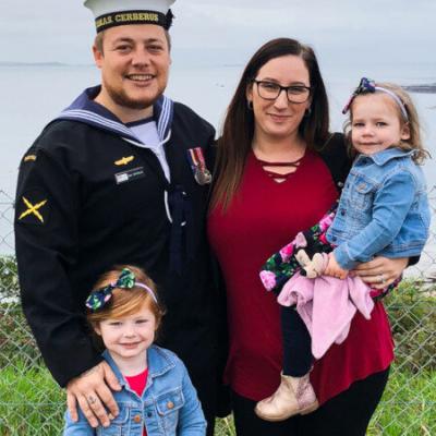 zak and family waterfront