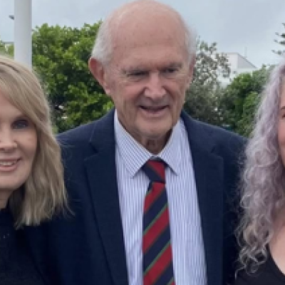 Brian and his daughters